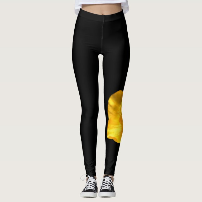 Buttercup Blume lecna Leggings (Vorderseite)