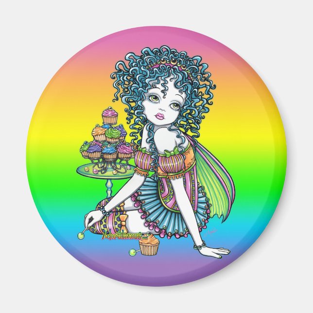 "Buttercup" Cake Couture Fairy Art Magnet (Vorne)
