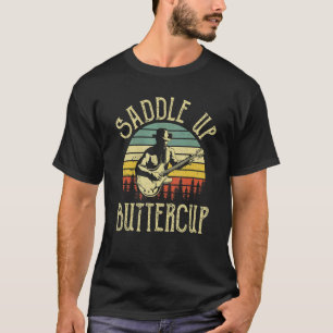 Buttercup Cowboy Boots Hat Guitar Wester T-Shirt