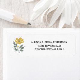 Buttercup Gelbe Blume Hochzeit Einladung Adresse