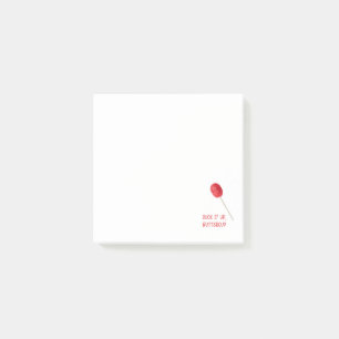 Buttercup mit Red Lollipop sind zum Kotzen Post-it Klebezettel