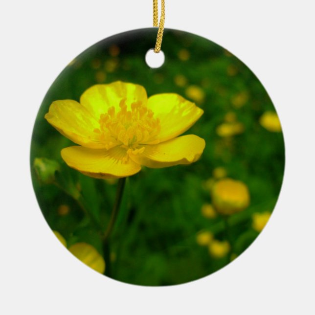 Buttercup Ornament Blume Weihnachtsdekoration (Vorne)