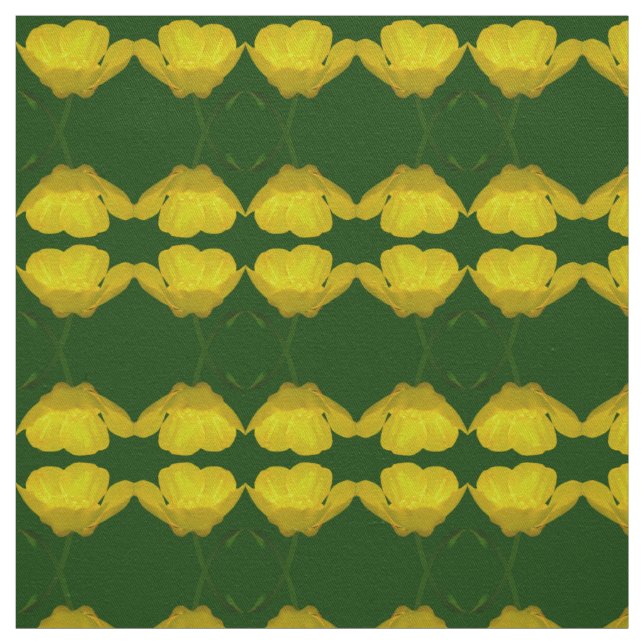 Buttercup Stoffe Springbutterbecher Stoffe Textili (Muster)
