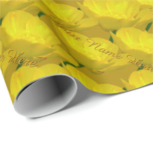 Buttercup Wrapping Paper Personalisiert Geschenkpa Geschenkpapier