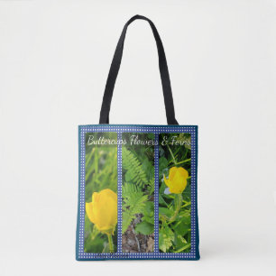 Buttercups, Blume und Ferns