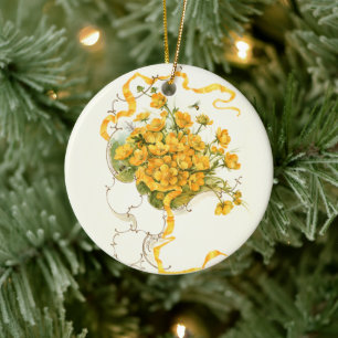 Buttercups keramik ornament