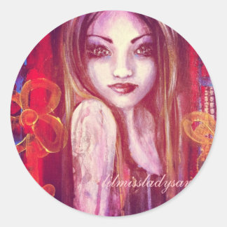 ButterCups Runder Aufkleber