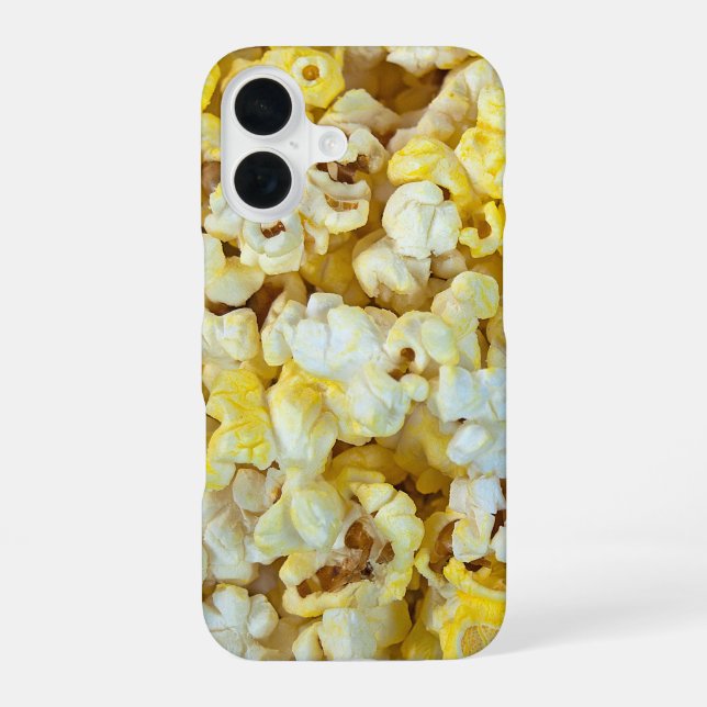 Buttered Popcorn iPhone 16 Hülle (Rückseite)