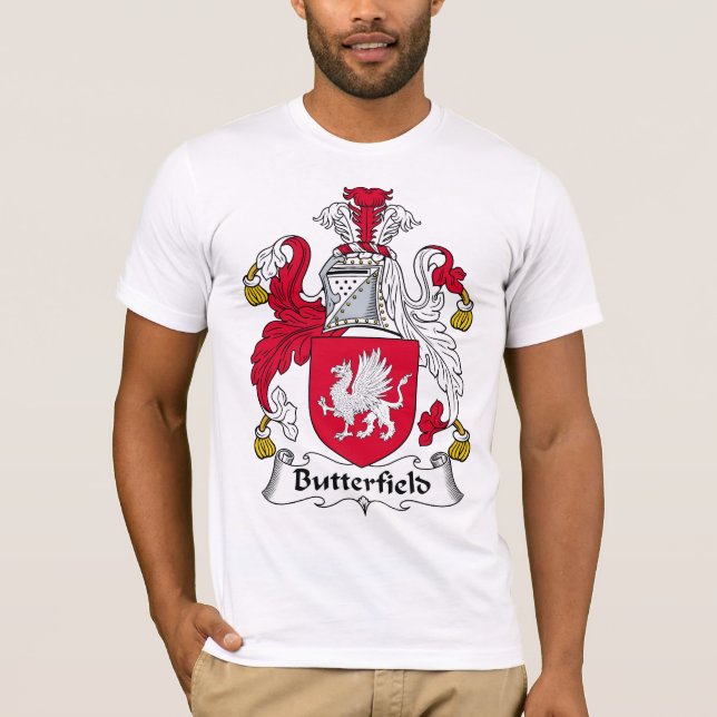 Butterfield Familienwappen T-Shirt (Vorderseite)