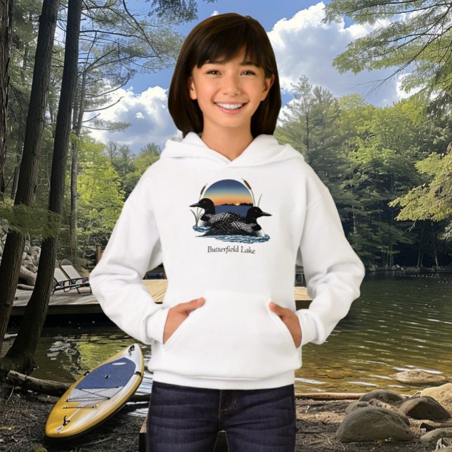 Butterfield Lake Loon Pair Hoodie (Von Creator hochgeladen)