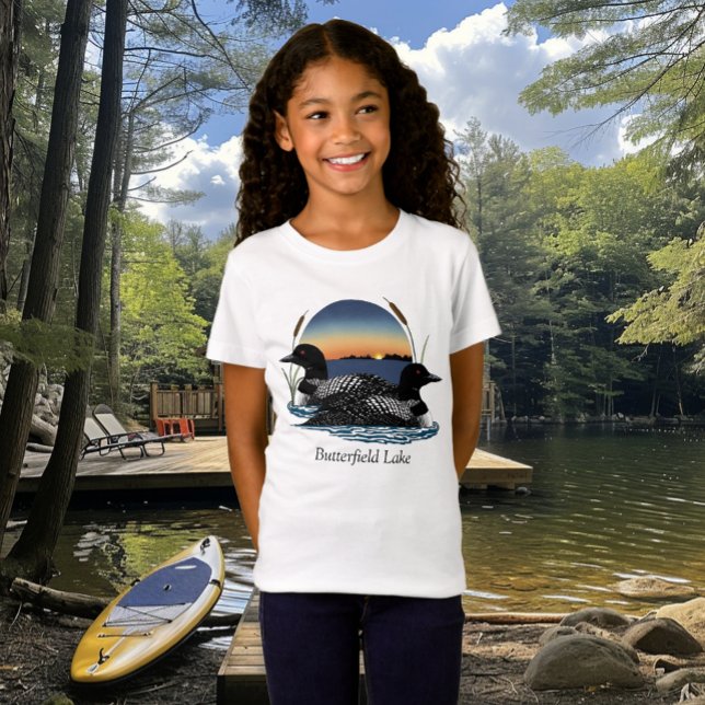 Butterfield Lake Loon Pair T-Shirt (Von Creator hochgeladen)