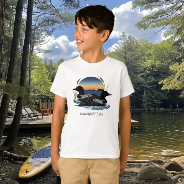 Butterfield Lake Loon Pair T-Shirt (Von Creator hochgeladen)