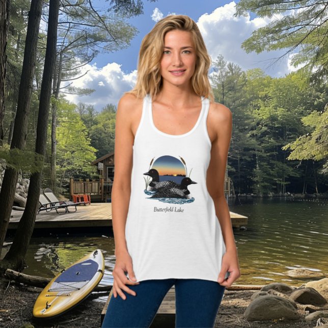 Butterfield Lake Loon Pair  Tank Top (Von Creator hochgeladen)