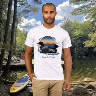 Butterfield Lake Seetaucher-Paar T-Shirt