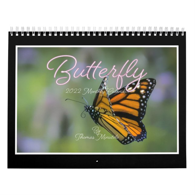 Butterflies 2023 Kalender von Tom Minutolo (Titelbild)