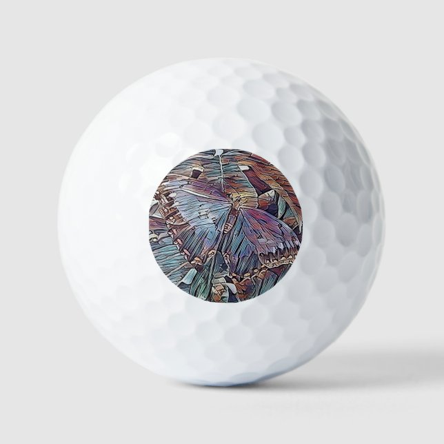 BUTTERFLIES ABSTRAKT GOLFBALL (Vorderseite)