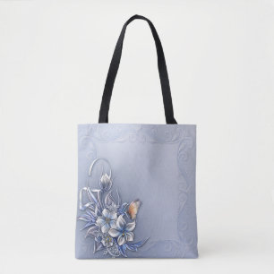 #Butterflies All-Over-Print Tote Bag, Mittel