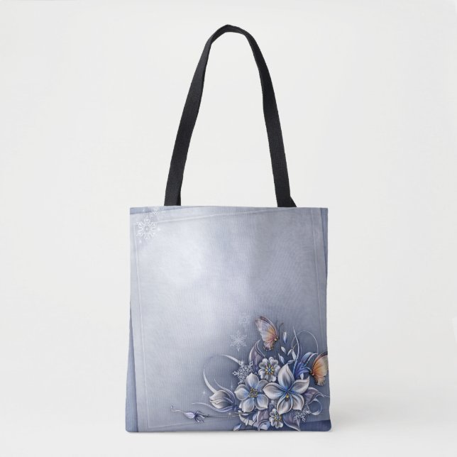 #Butterflies All-Over-Print Tote Bag, Mittel (Vorderseite)