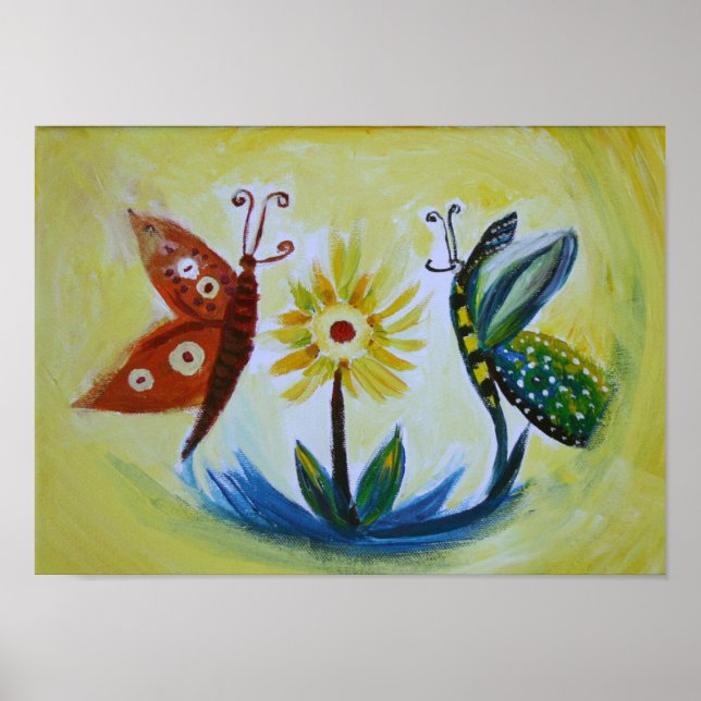 Butterflies Art Value Poster Paper (Matte) (Vorne)