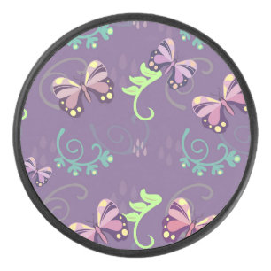 BUTTERFLIES EISHOCKEY PUCK