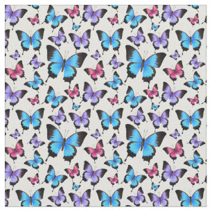 Butterflies Girly Fabric Stoff