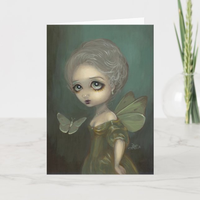 "Butterflies in Gloom" Greeting Card Karte (Vorderseite)