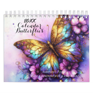 Butterflies-Malzeitalender Kalender