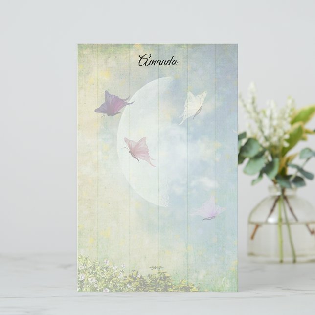 Butterflies Planet Stationery Briefpapier (Von Creator hochgeladen)