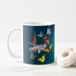 butterflies sobriety symbol slogan mug kaffeetasse