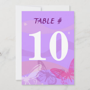 BUTTERFLIES & STARS Bat Mitzvah Einladung