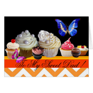 BUTTERFLIES YUMMY CUPCAKES SWEET VATHER