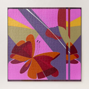 Butterflown Abstract - Ken Gage Art Puzzle