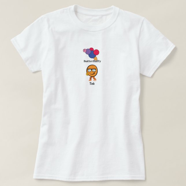 Butterfluffy Tink Junge Freunde Essen Liebhaber T-Shirt (Design vorne)