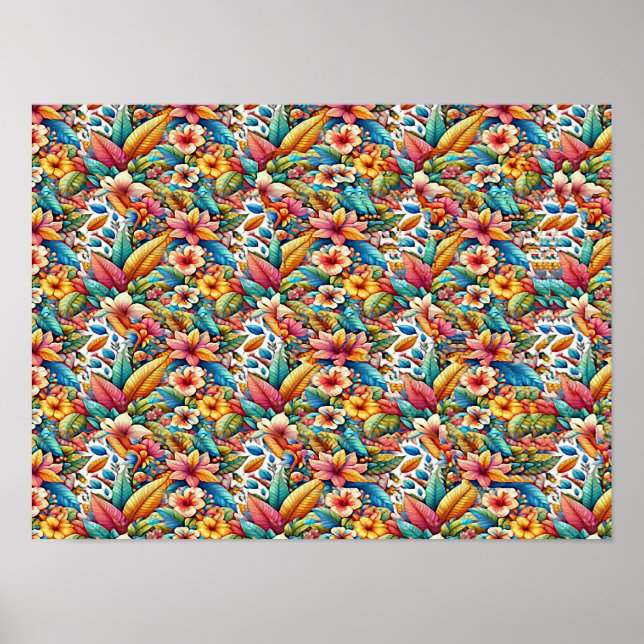 BUTTERFLY 1 STEREOGRAM 16" x 12", No Frame Poster (Vorne)