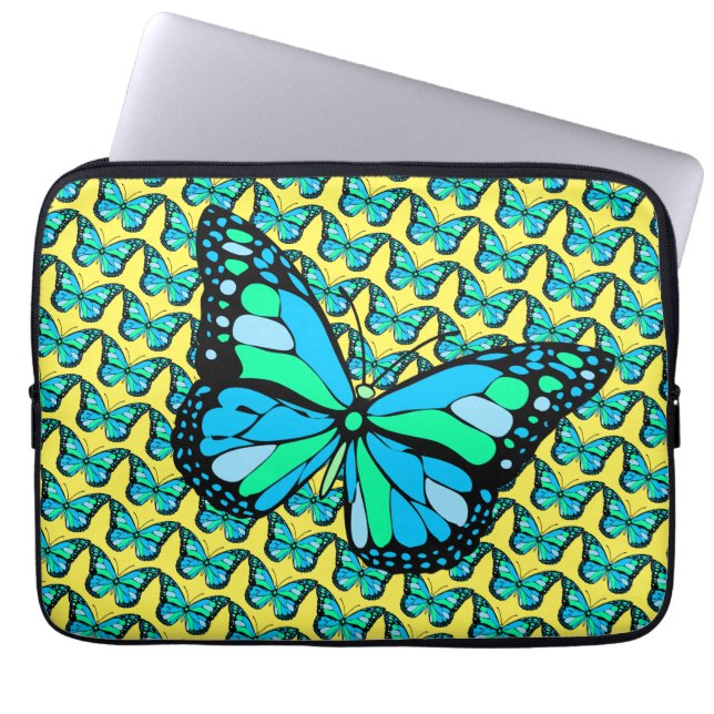 BUTTERFLY-21 LAPTOPSCHUTZHÜLLE (Vorderseite)