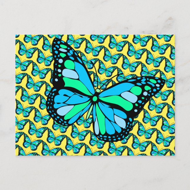 BUTTERFLY-21 POSTKARTE (Vorderseite)