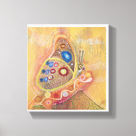 Butterfly Abstrakt Art Wrapped Canvas Leinwanddruck