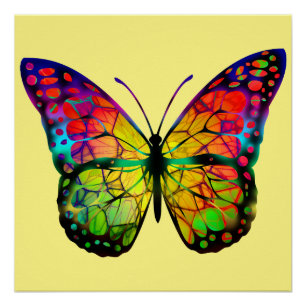 BÜTTERFLY ABSTRAKT POSTER