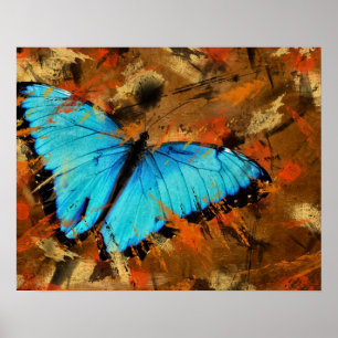 Butterfly Abstrakt Poster