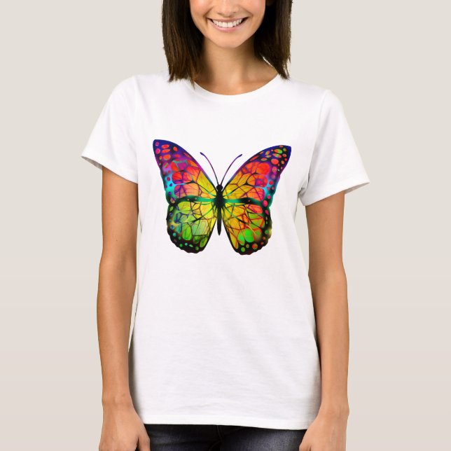 BÜTTERFLY ABSTRAKT T-Shirt (Vorderseite)