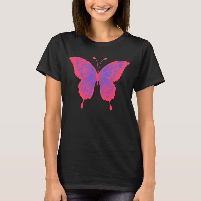 Butterfly aesthetic soft grunge T-Shirt (Vorderseite)