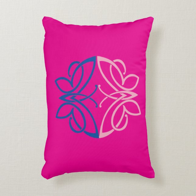 Butterfly Akzent Pillow Dekokissen (Vorderseite(Vertikal))