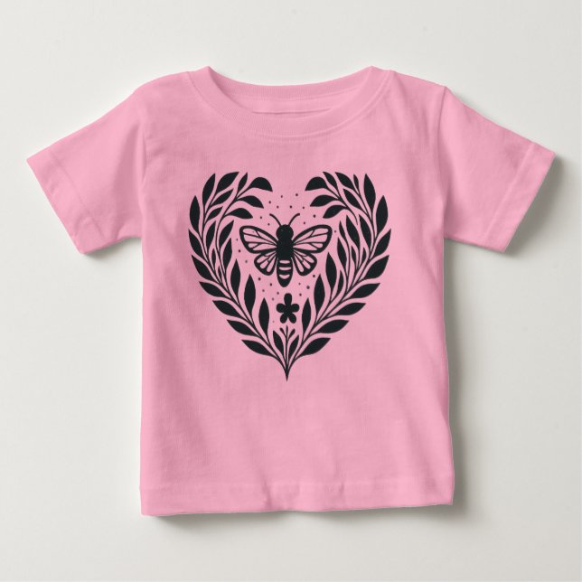 Butterfly and Boughs Baby T-Shirt (Vorderseite)