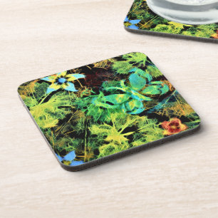 Butterfly and Flower Rodilius Plastic Coaster Set Getränkeuntersetzer