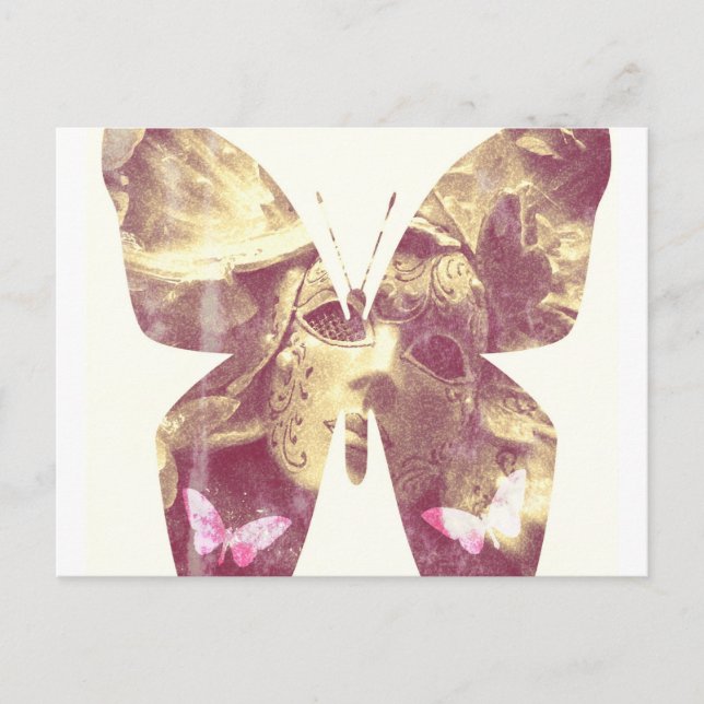Butterfly Angel Postkarte (Vorderseite)