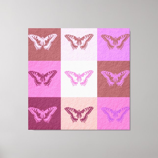Butterfly Art 2 Leinwanddruck (Vorderseite)