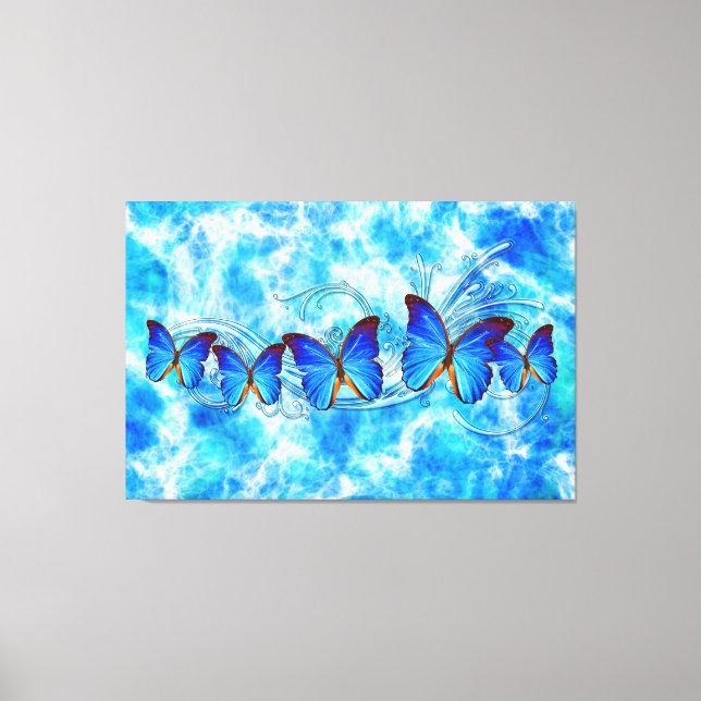 Butterfly Art 37 Wrapped Canvas Leinwanddruck (Vorderseite)