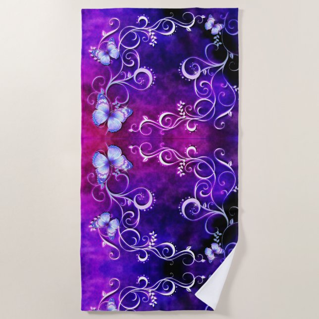 Butterfly Art 3 Strandhandtuch (Vorderseite)