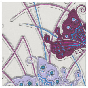 Butterfly Art 62A-62B Farboption Benutzerdefiniert Stoff