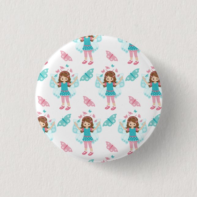 Butterfly Art Button (Vorderseite)